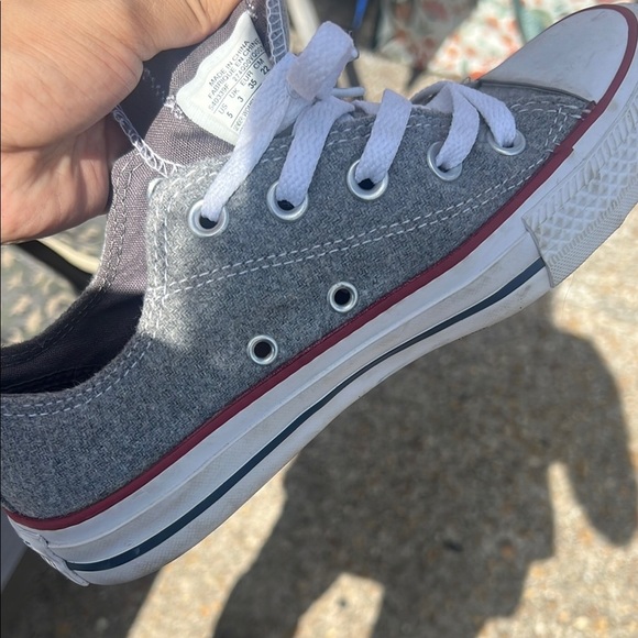 Converse Gray Low-Top Sneakers - Picture 3 of 5